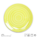 16PCS Ceramic Yellow Color Stoneware Dinner Set